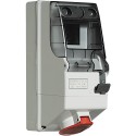 Bticino - Presa interbloccata da quadro con finestra DIN CBD316/43