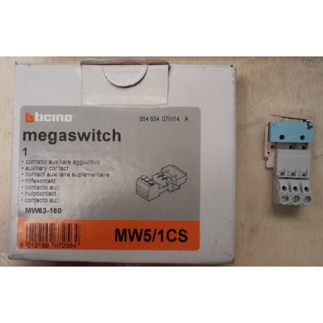 Bticino Megaswitch contatto ausiliare aggiuntivo MW5/1CS