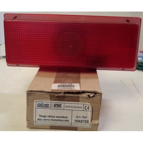 Urmet - Targa ottico acustica allo xeno monofacciale 1043/155