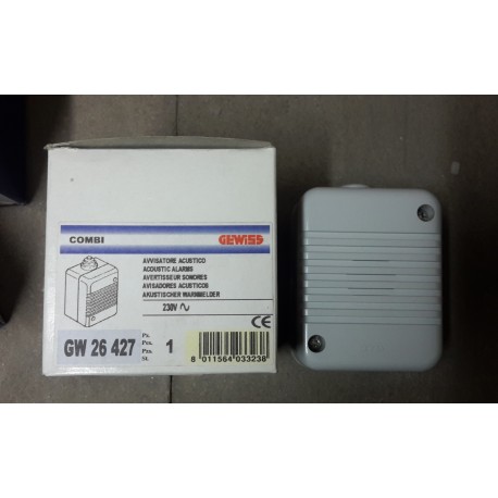 Gewiss - Avvisatore acustico 230V - GW 26 427