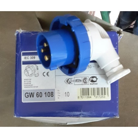 Gewiss - Spina a 90° GW 60 108