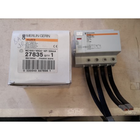 Merlin Gerin - Blocco differenziale 100A 4P 30mA - 27835