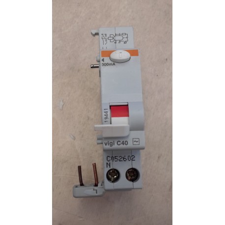Schneider - Blocco differenziale 300mA 1P+N - Vigi C40