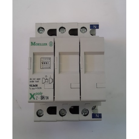 Moeller - Sezionatore portafusibili 3P+N 32A 10,3x38 - Z-SH/3N