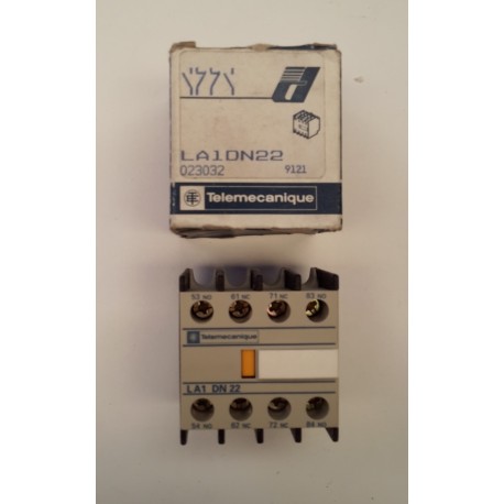 Telemecanique - Contatto blocco ausiliario 2NO + 2NC - LA1DN22