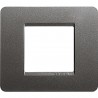 Bticino - 1 confezione da 10pz. placca color iron 2P - AM4802IR