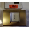 Bticino - Placca 2 moduli oro satinato - N4819OS
