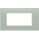 Bticino - Placca 4 posti grigio perla - N4804GN