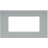 Bticino - 2 placche 4 posti grigio pietra - N4804GE