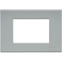 Bticino - Placca 3 moduli - grigio pietra - N4803GE