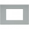 Bticino - Placca 3 moduli - grigio pietra - N4803GE
