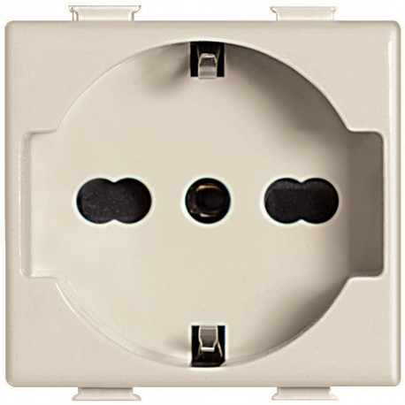 Bticino - Presa standard tedesco e bipasso 10/16A 250 V ac - A5440/16