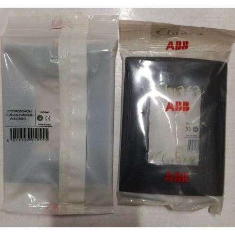 ABB - 7 placche 3 moduli vulcano - 2CSK0304CH