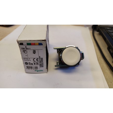 SCHNEIDER - PULSANTE + BLOCCHETTO+CONTATTO NO BIANCO R22