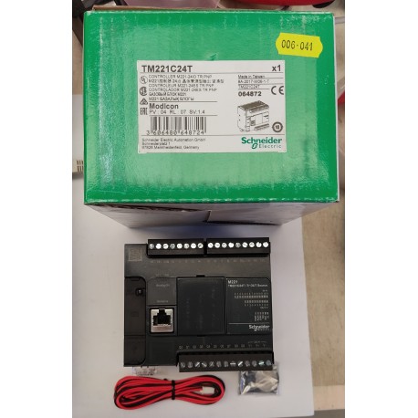 SCHNEIDER - CONTROLLORE M221 24 I/O TRANSISTOR PNP