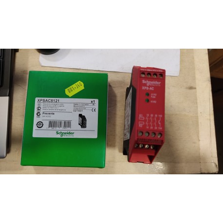 SCHNEIDER - MODULO XPS-AC - ARRESTO DI EMERGENZA - 24 V CC 027401