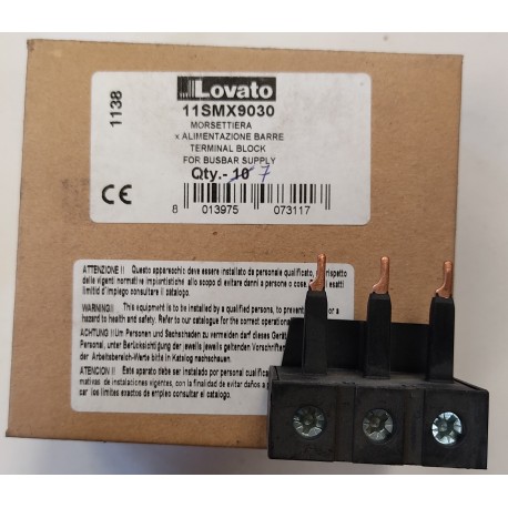 LOVATO - MORSETTIERA PER ALIMENTAZIONE BARRE