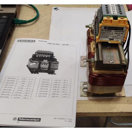 TELEMECANIQUE - IMPEDENZE PER AVVIAMENTO MOTORE