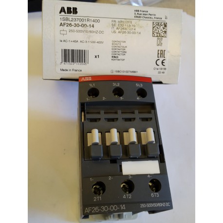 ABB - Contattore 250-500v 50/60Hz – DC 45A