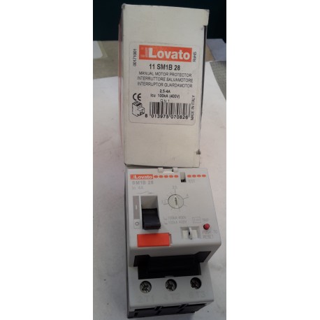 Lovato - Interruttore salvamotore 2,5-4A