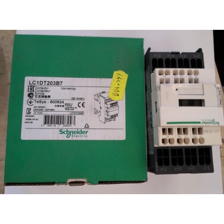 Schneider - Contattore 24V 50/60Hz 4kW/400V 5HP/480V