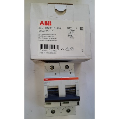 ABB - Mini interruttore automatico MCB ABB, 2P, 16 A, interruzione 5 Ka