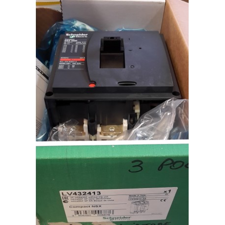 Schneider - Interruttore Compact NSX400F - 400 A - 3 poli – Senza sganciatore