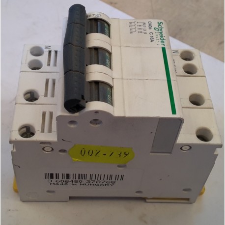 Schneider - Interruttore automatico 3P+N C16 400V 4,5k