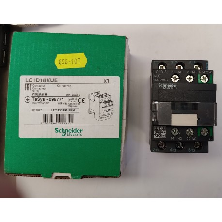 SCHNEIDER - CONTATTORE 100-250V AC/DC