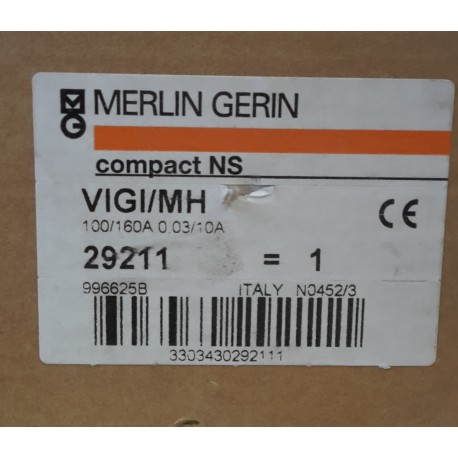 MERLIN GERIN - BLOCCO DIFFERENZIALE VIGI/MH 100/160A 4X100A REG. VIGI MH