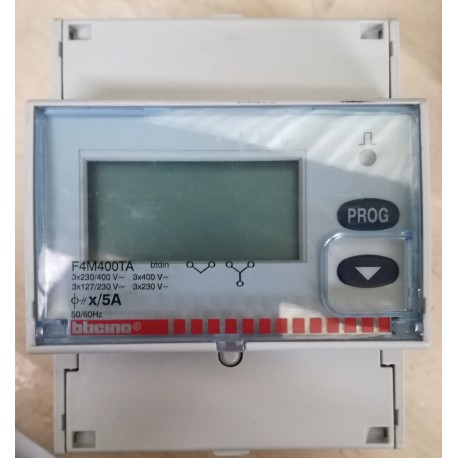 BTICINO - CONTATORE 3X230/400V X/5A