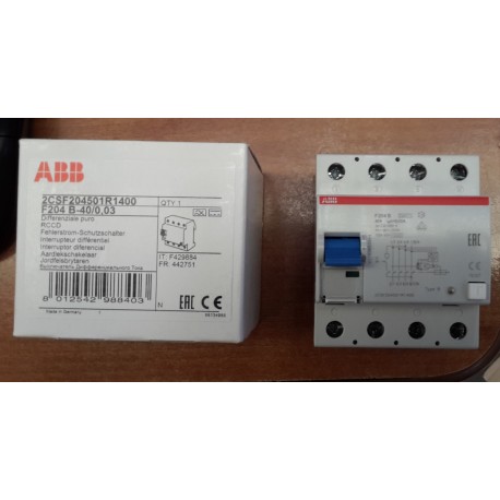 ABB - DIFFERENZIALE PURO F204 B-40/0.03