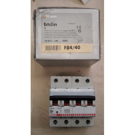 BTICINO - INTERRUTTORE MAGNETOTERMICO 4P