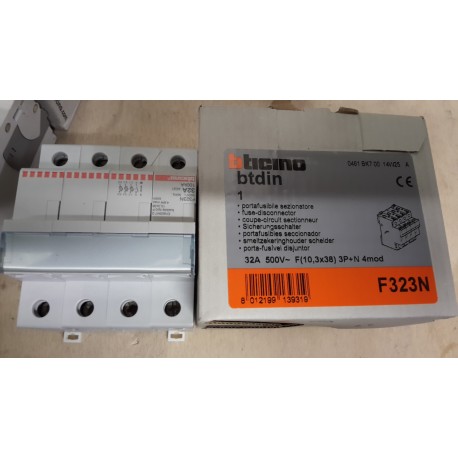 BTICINO - PORTAFUSIBILI 4 MODULI 4P 32A
