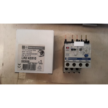 TELEMECANIQUE - RELÈ SOVRACCARICO TERMICO PER MOTORE - LR2K0310