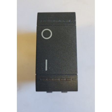 BTICINO - L4002N - INTERRUTTORE SWITCH BIPOLARE SERIE LIVING LIGHT 1M NERO