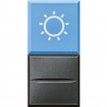 Bticino Axolute hs4038la/24 Taster lampada blu 24 V