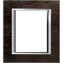 placca Bticino rettangolare 3+3 moduli - legno wenge' - materiale legno massello