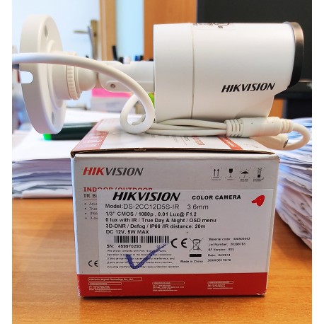 Hikvision DS-2CC12D5S-IR 3.6mm IR BULLET CAMERA