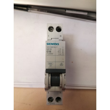 SIEMENS - 5SY6016-7MCBC16 - INTERRUTTORE 16A