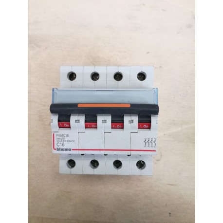 BTICINO - FV84C16 - INTERRUTTORE 4P 25KA C16