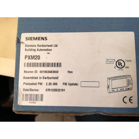 SIEMENS - PXM20 - TERMINALE OPERATORE GRAFICO