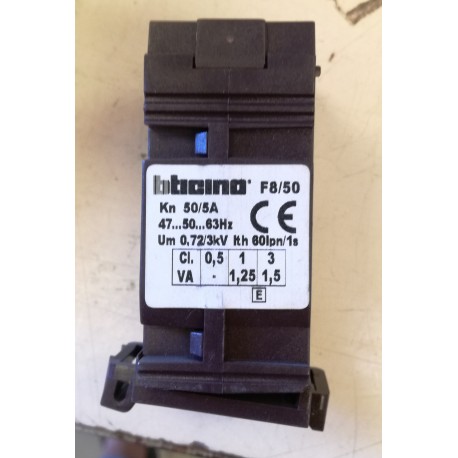 BTICINO - F8/50 - TRASFORMATORE TA KN 50/5A