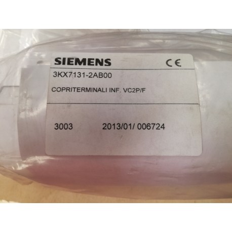 SIEMENS - 3KX7131-2AB00 - CALOTTA COPRIMORSETTO INFERIORE