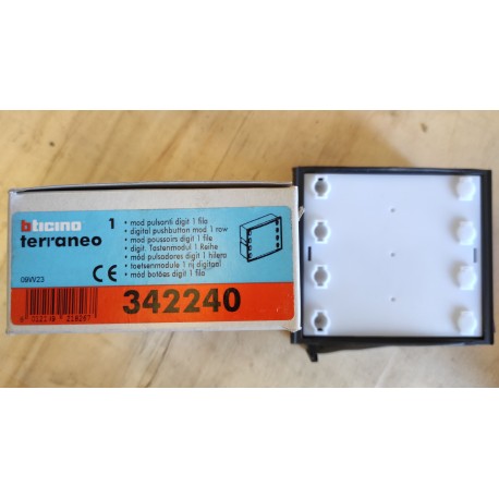 BTICINO - TERRANEO - 342240 - MODULO PULSANTI DIGITALE 1 FILA