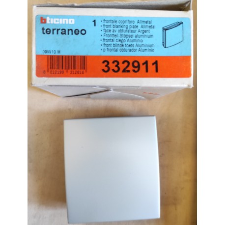 BTICINO - TERRANEO - 332911 - FRONTALE COPRIFORO ALLMETAL