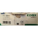 ELVOX - C331 - CORNICE PARAPIOGGIA PER PLACCA SERIE 1300 ALTA 3 MODULI