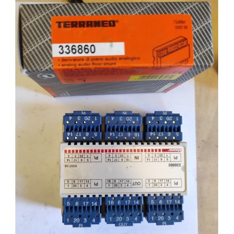 BTICINO TERRANEO - 336860 - DERIVATORE DI PIANO AUDIO ANALOGICO