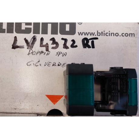 BTICINO - LV4372RT - DOPPIA SPIA VERDE