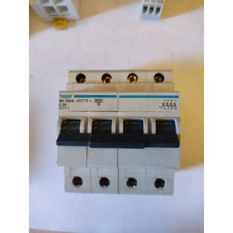 HAGER - MC 425A (433775) - INTERRUTTORE 4P 25A 6000K